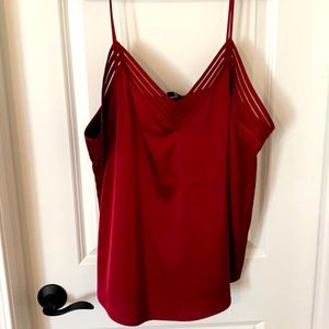 Express burgundy camisole tank